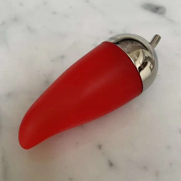 NEW Alessi Red Chili Scruncher LPWK Jim Hannon Tan Piccantino - Picture 3 of 4